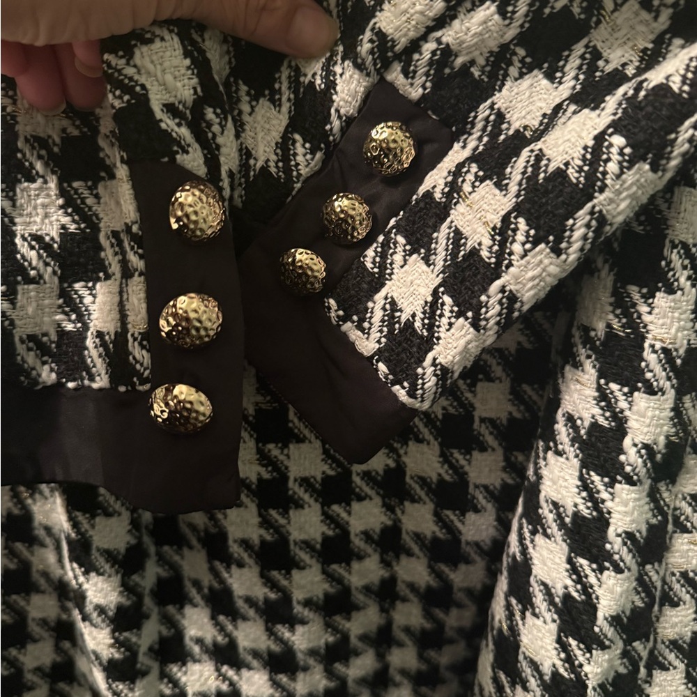 NWT POMANDER PLACE, Coco Tweed Bow Dress, XL - Picture 13 of 15